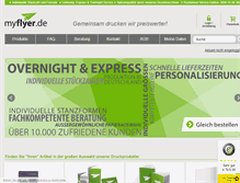 Tablet Screenshot of myflyer.de